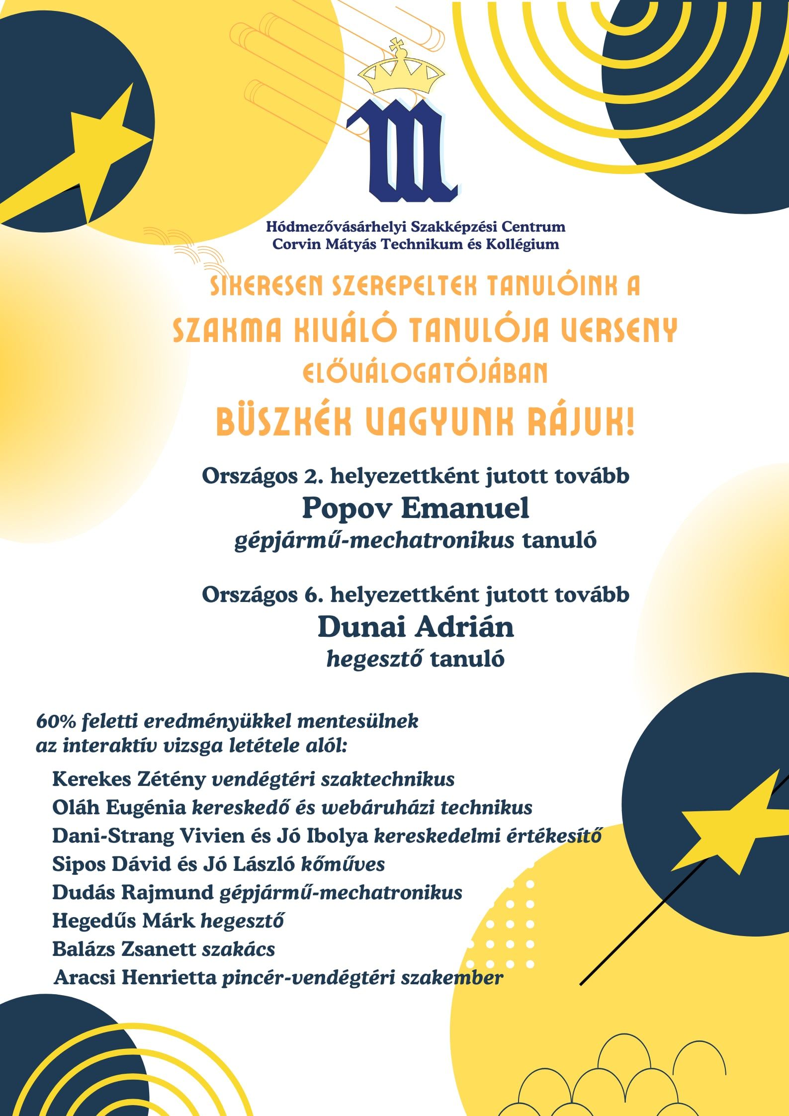 Szakma kiváló tanulója