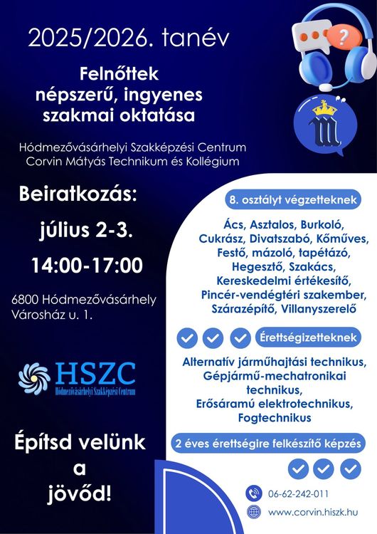 Felnőttek népszerű, ingyenes szakmai oktatása